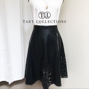 NWT TART Collections Faux Leather Skirt - S